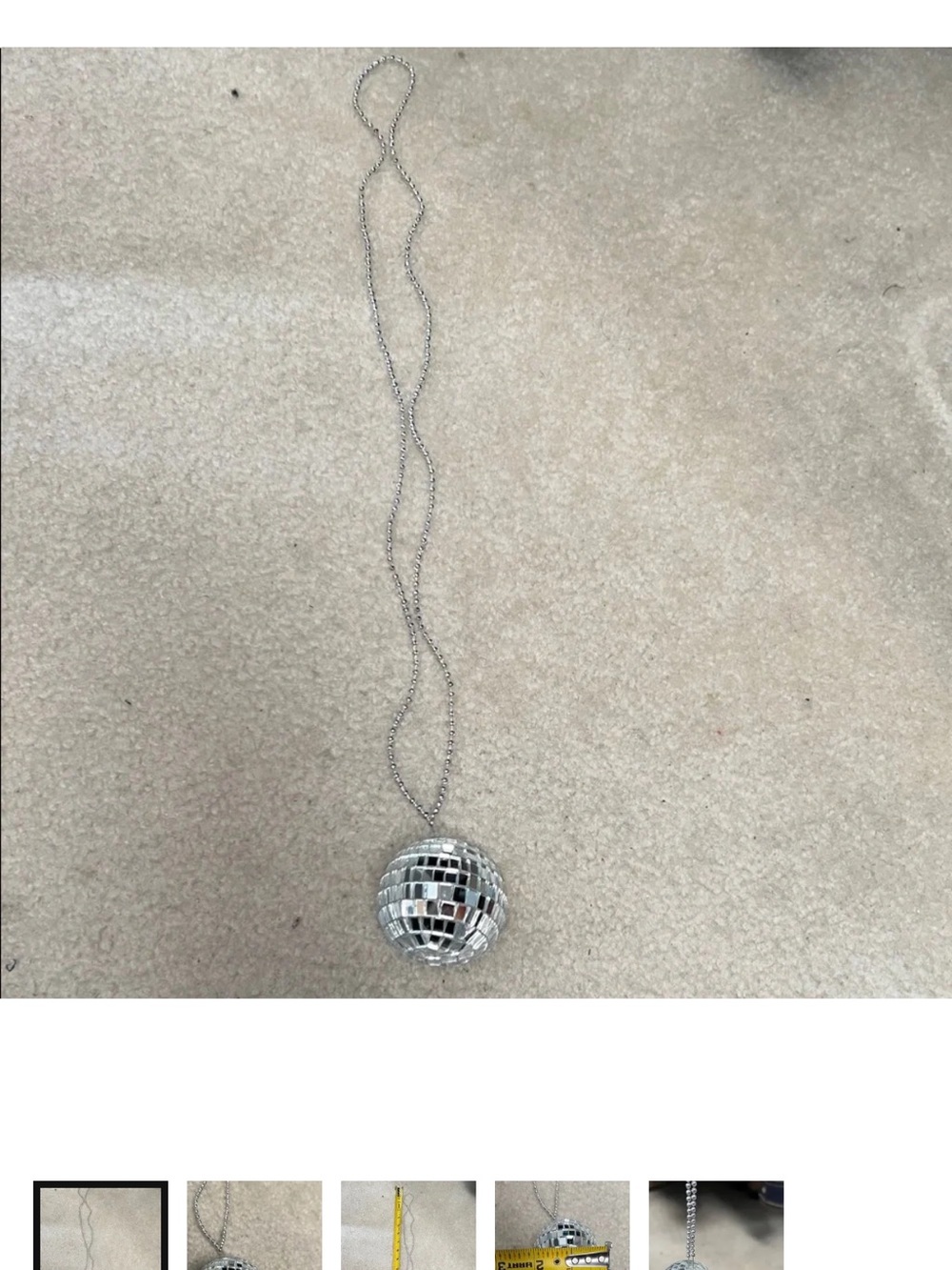 LRG Disco Ball Necklace